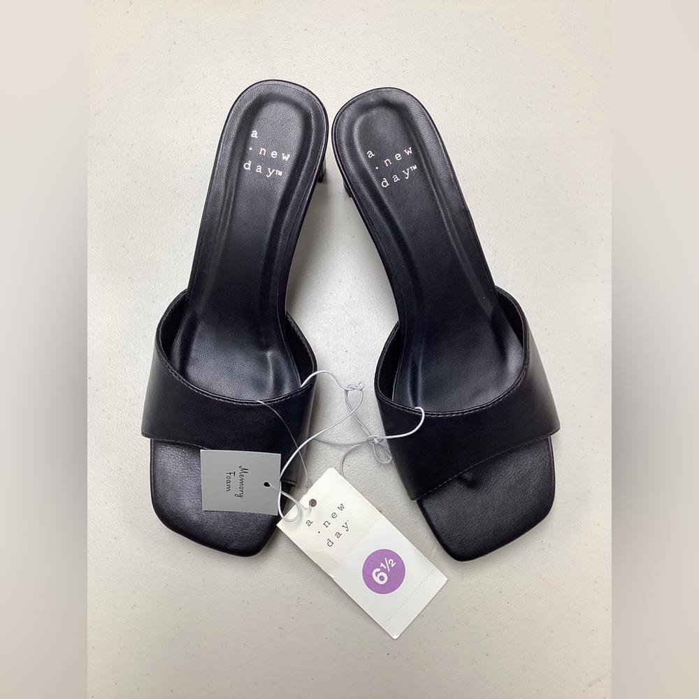Women's A New Day Lindie Mule Heels Size 6.5 - Picture 4 of 6